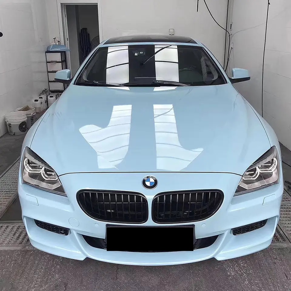 What is the market price of Blue Car Wrap?